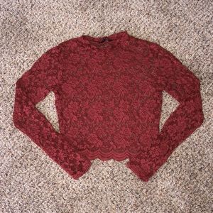 Women’s Ambiance Lace Crop Top